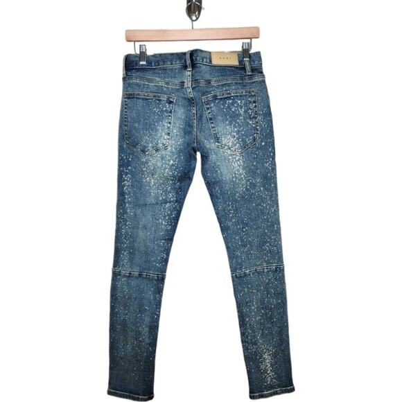 MNML Bleach Distressed Skinny Jeans Mens Size‎ 29 - Picture 4 of 11